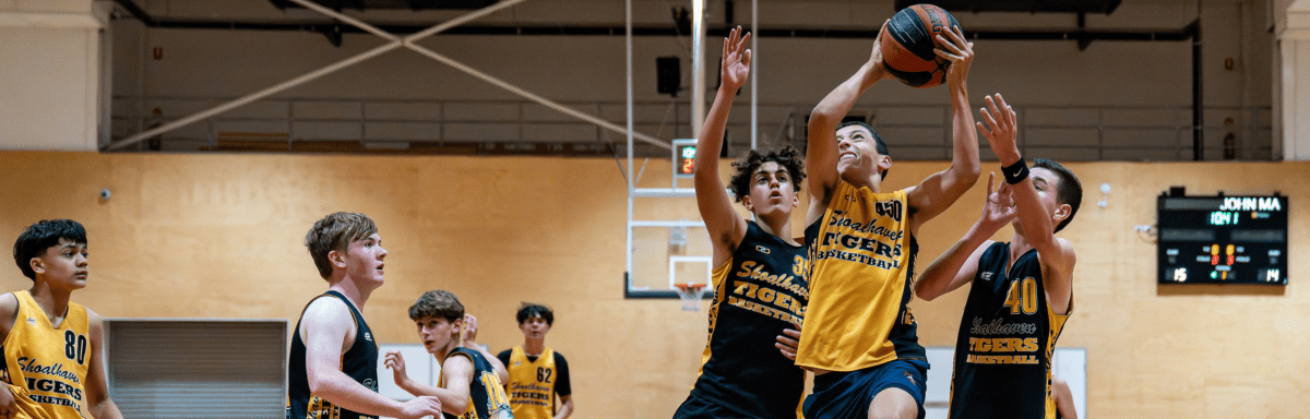 basketball for boys and girls at Bomaderry Nowra